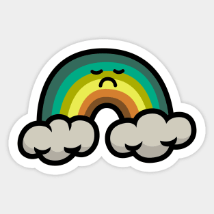The Unhappy Rainbow Sticker